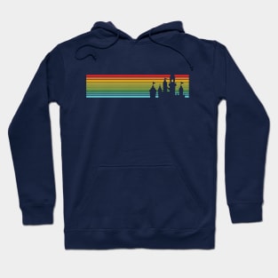 Retro Castle Stripes Hoodie